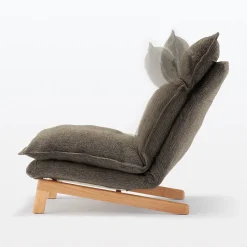 Best Muji Silla reclinable de respaldo alto – Marrón