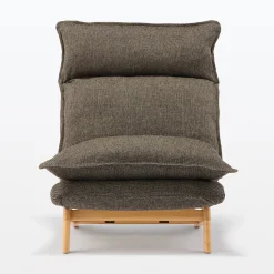 Best Muji Silla reclinable de respaldo alto – Marrón