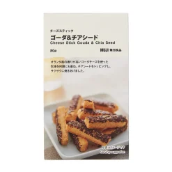 Hot Muji Snack crujiente de gouda y semillas chia, 80 g