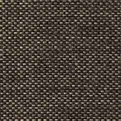 Muji Sofá sin brazos de poliéster tejido para 3 personas - Marrón