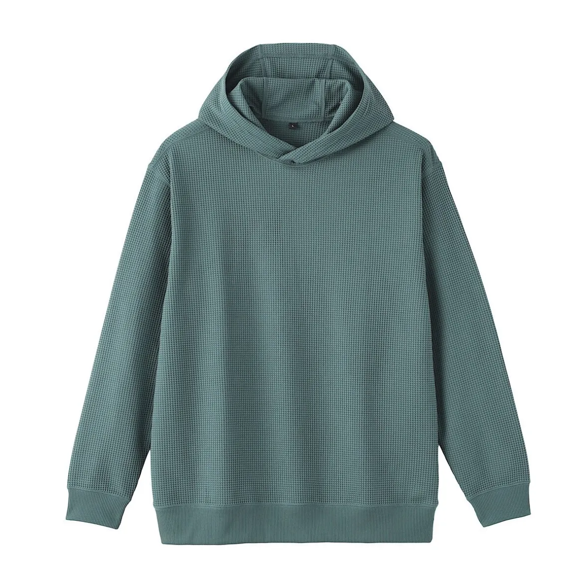 Best Muji Sudadera con capucha de tejido waffle y Quick Dry para hombre