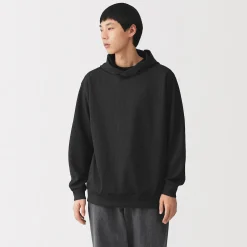 Best Muji Sudadera con capucha de tejido waffle y Quick Dry para hombre