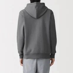 Outlet Muji Sudadera con capucha y cremallera para hombre