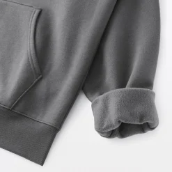 Outlet Muji Sudadera con capucha y cremallera para hombre