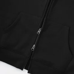 Outlet Muji Sudadera con capucha y cremallera en mezcla de algodón para mujer