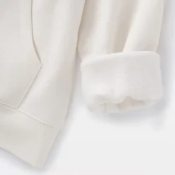 Outlet Muji Sudadera con capucha y cremallera en mezcla de algodón para mujer