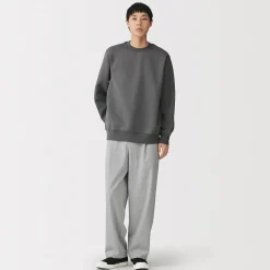 Hot Muji Sudadera de cuello redondo para hombre