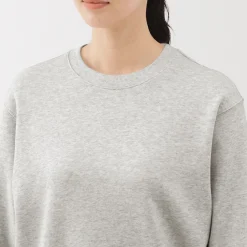 Clearance Muji Sudadera de mezcla de algodón para mujer
