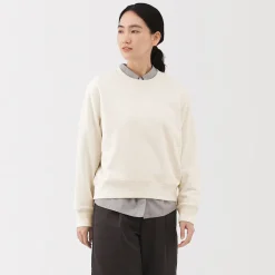 Clearance Muji Sudadera de mezcla de algodón para mujer
