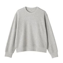 Clearance Muji Sudadera de mezcla de algodón para mujer