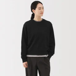 Clearance Muji Sudadera de mezcla de algodón para mujer