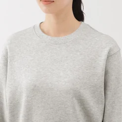 Clearance Muji Sudadera de mezcla de algodón para mujer