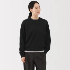 Clearance Muji Sudadera de mezcla de algodón para mujer
