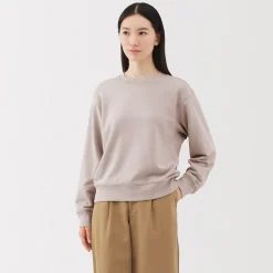 Clearance Muji Sudadera de mezcla de algodón para mujer