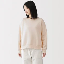 Online Muji Sudadera de mezcla de algodón para mujer