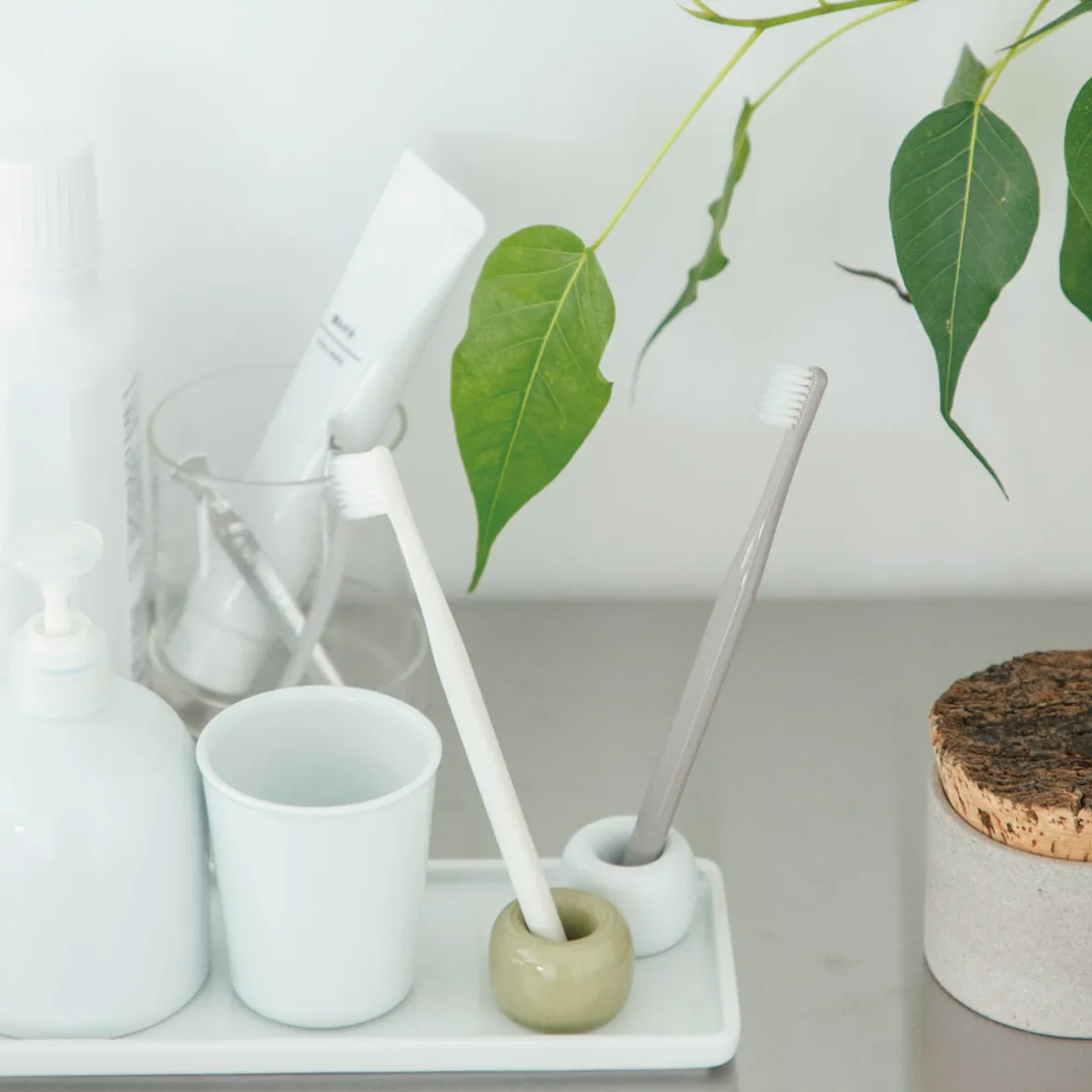 Discount Muji Sujeta‐cepillos de porcelana