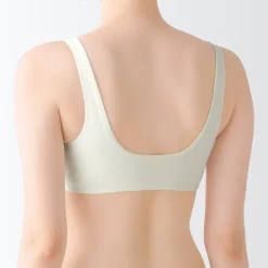 Online Muji Sujetador escotado sin aros de mezcla de algodón para mujer