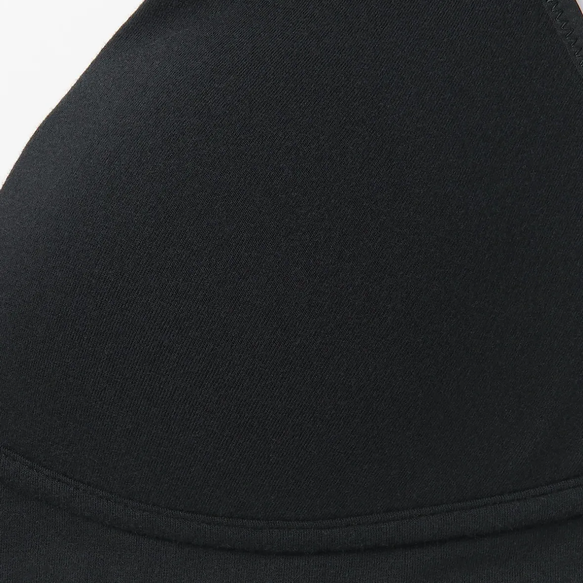 Online Muji Sujetador escotado sin aros de mezcla de algodón para mujer