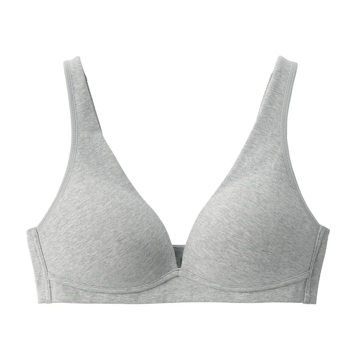 Online Muji Sujetador escotado sin aros de mezcla de algodón para mujer