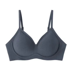 Sale Muji Sujetador sin aros de mezcla de algodón para mujer