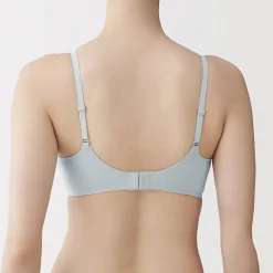 Sale Muji Sujetador sin aros de mezcla de algodón para mujer