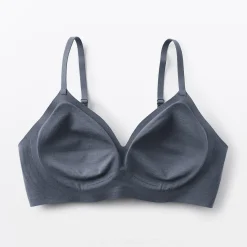 Sale Muji Sujetador sin aros de mezcla de algodón para mujer