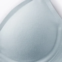 Sale Muji Sujetador sin aros de mezcla de algodón para mujer