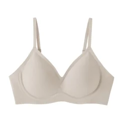 Sale Muji Sujetador sin aros de mezcla de algodón para mujer