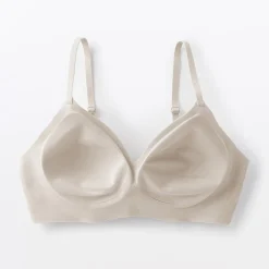 Sale Muji Sujetador sin aros de mezcla de algodón para mujer