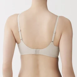 Sale Muji Sujetador sin aros de mezcla de algodón para mujer
