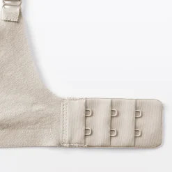 Sale Muji Sujetador sin aros de mezcla de algodón para mujer