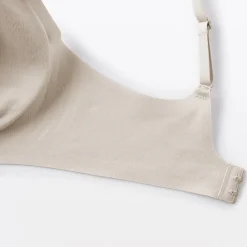 Sale Muji Sujetador sin aros de mezcla de algodón para mujer
