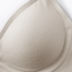 Sale Muji Sujetador sin aros de mezcla de algodón para mujer