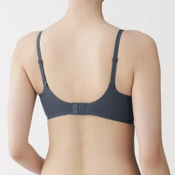 Sale Muji Sujetador sin aros de mezcla de algodón para mujer
