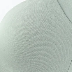 New Muji Sujetador sin aros de mezcla de algodón con soporte lateral para mujer