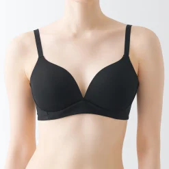 Muji Sujetador sin aros moldeado sin ganchos para mujer