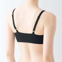 Muji Sujetador sin aros moldeado sin ganchos para mujer