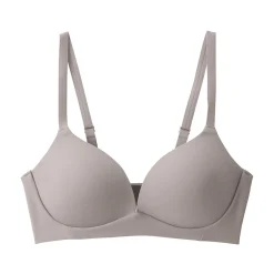 Muji Sujetador sin aros moldeado sin ganchos para mujer
