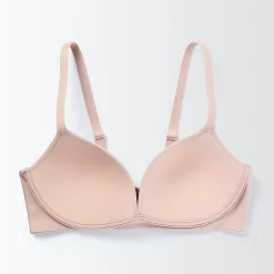 Muji Sujetador sin aros moldeado sin ganchos para mujer