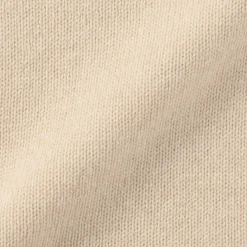 Hot Muji Suéter de cuello redondo de cachemira sin teñir para hombre