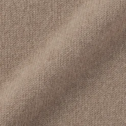 Hot Muji Suéter de cuello redondo de cachemira sin teñir para hombre