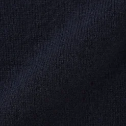 New Muji Suéter de lana andina de punto grueso con cuello redondo para hombre