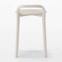 Hot Muji Taburete de aluminio - Gris claro