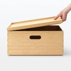 New Muji Tapa apilable de bambú‐ 37cm