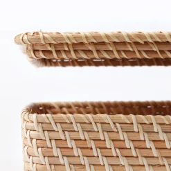 Outlet Muji Tapa para cesta de Ratán