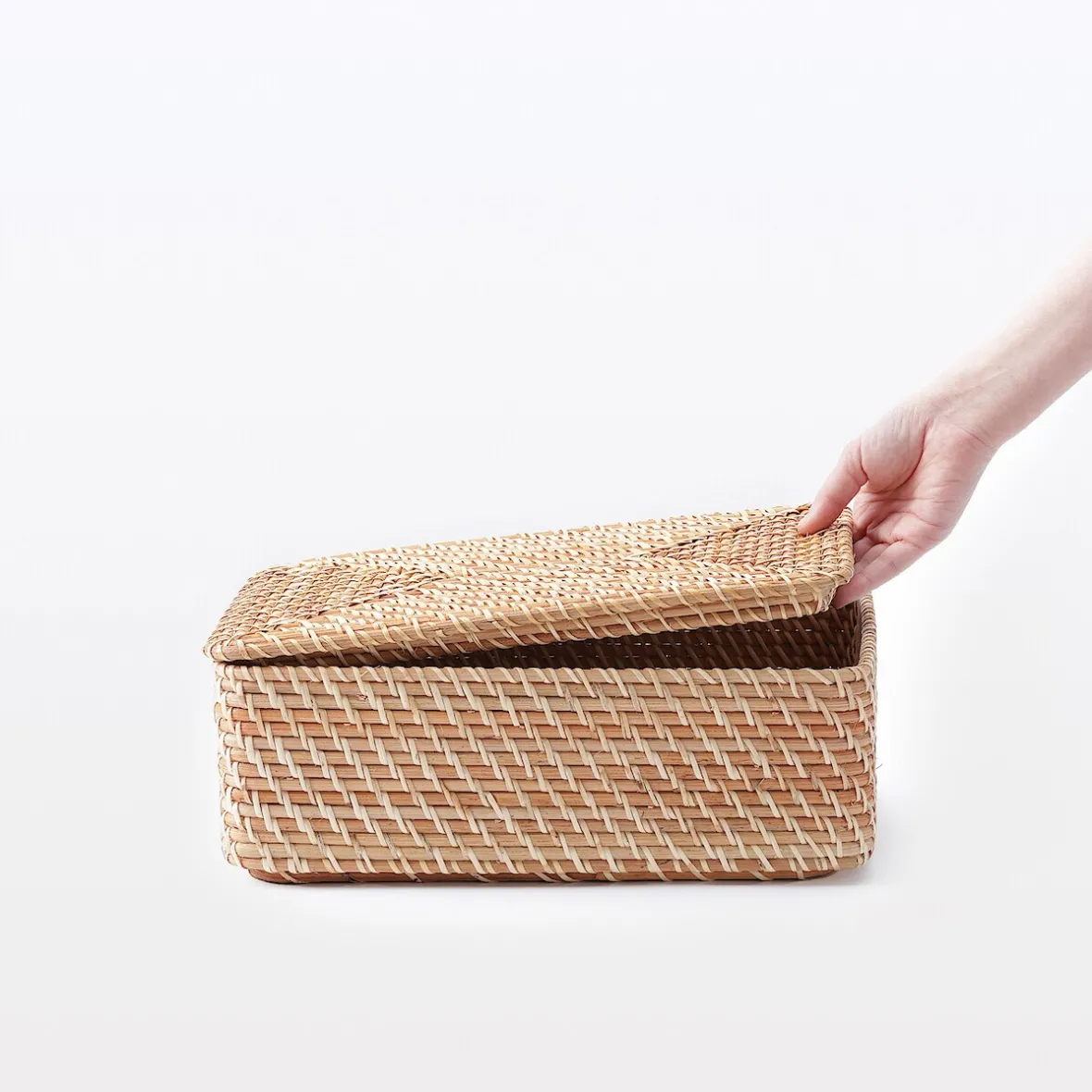 Outlet Muji Tapa para cesta de Ratán