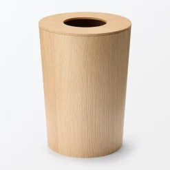 Online Muji Tapa para papelera redonda de madera