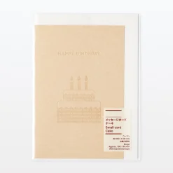 Clearance Muji Tarjeta de felicitación ‐ Tarta