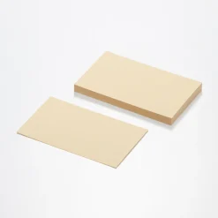 Muji Tarjeta de mensaje de papel de bambú Blanco