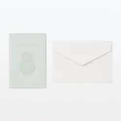 Sale Muji Tarjeta navideña desplegable - Muñeco de nieve